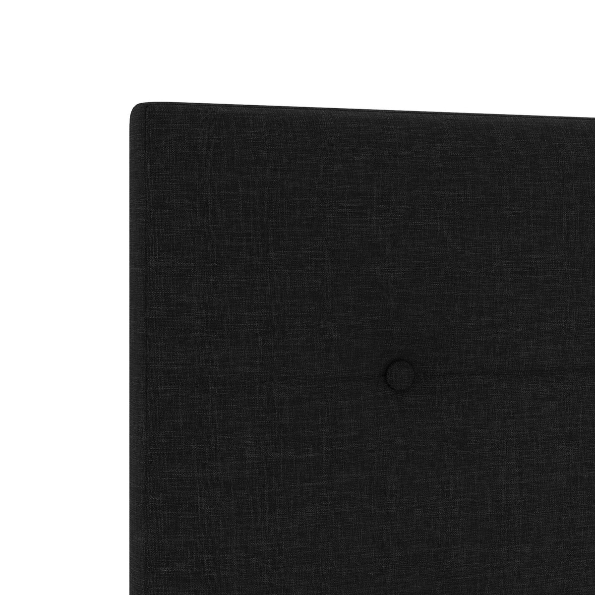 Ottoman-Bett mit Matratze und LED Schwarz 180 x 200 cm Stoff