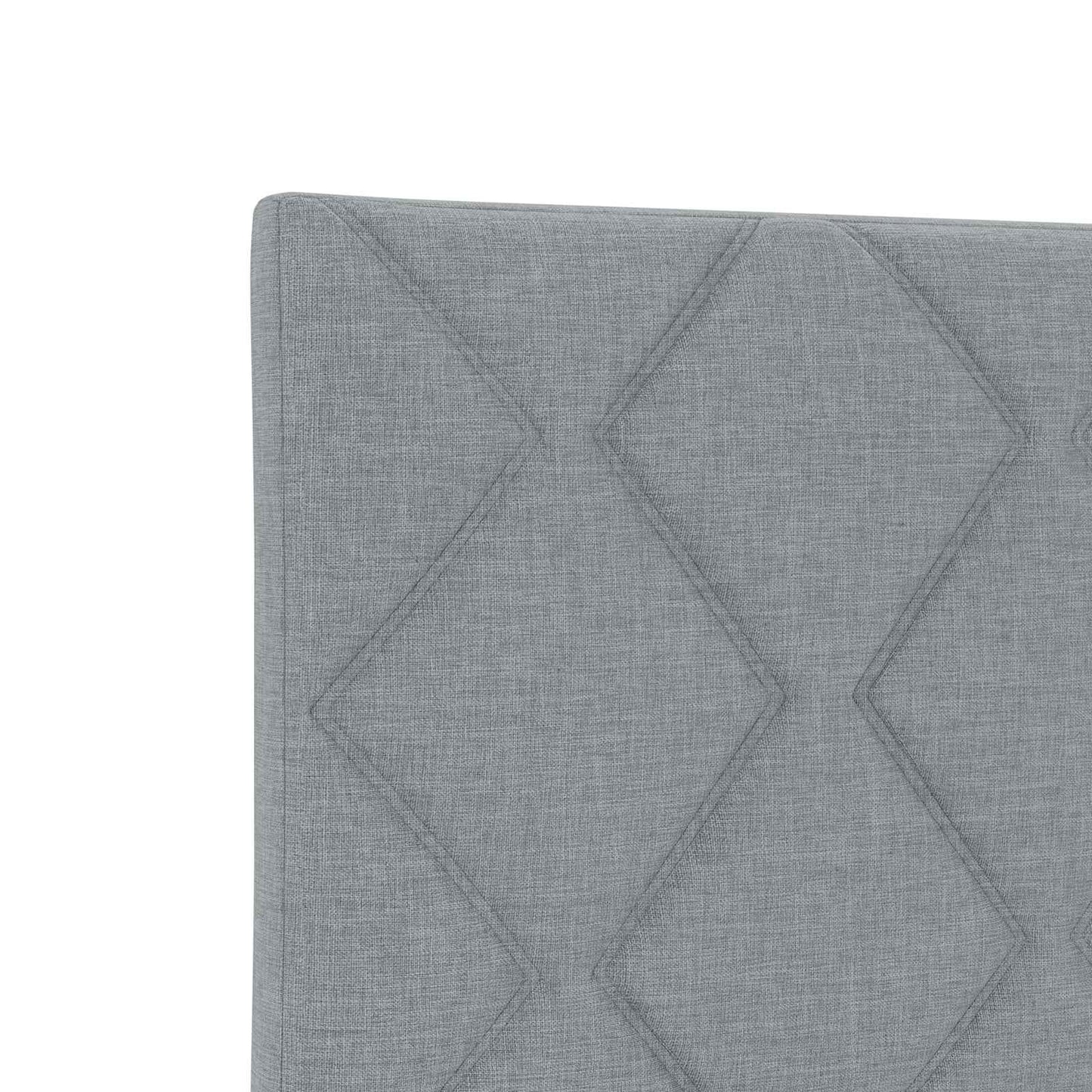 Aufbewahrungsbett mit Matratze Hellgrau 180 x 200 cm Samt