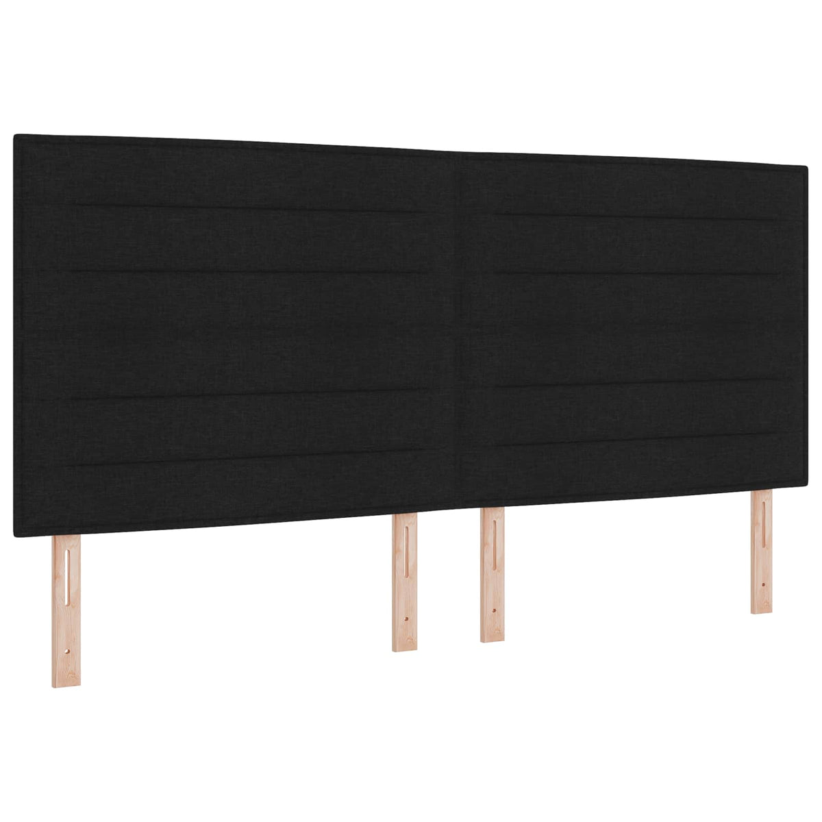 Aufbewahrungsbett mit Kopfteil 2 stk. Schwarz Kunstleder