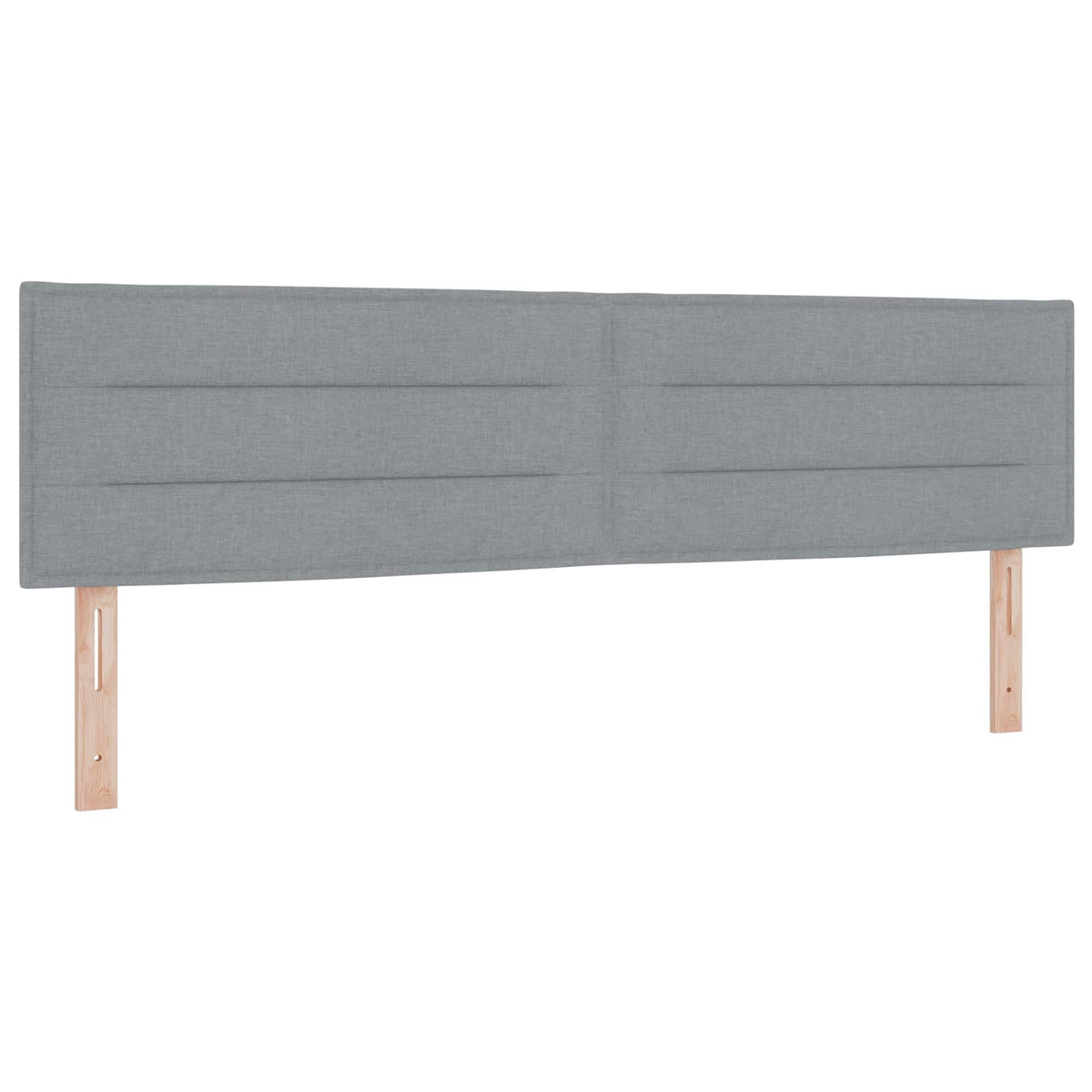 LED-Speicherbett mit Matratze Hellgrau 180 x 200 cm Stoff