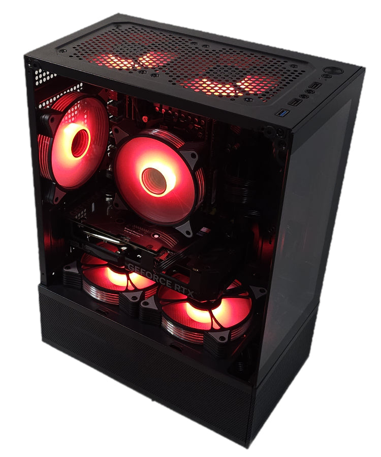 High-Performance-PC Workstation mit GeForce RTX 4060 – Xeon E5-2697 v4, 32 GB RAM (Upgrade auf 64 GB möglich), RGB, 512 GB SSD – Gaming und Kreatives