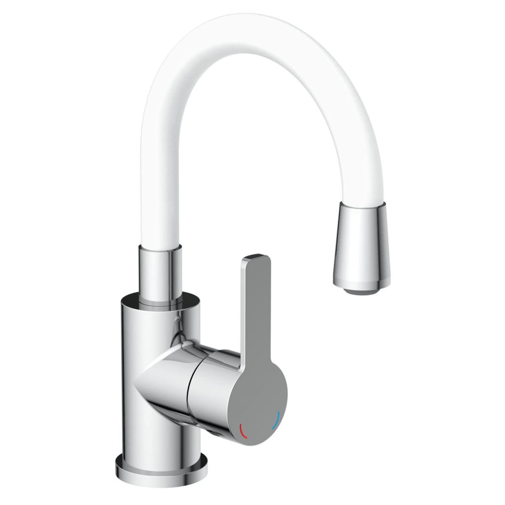 EISL mitigeur lavabo FLEXO chrome-blanc