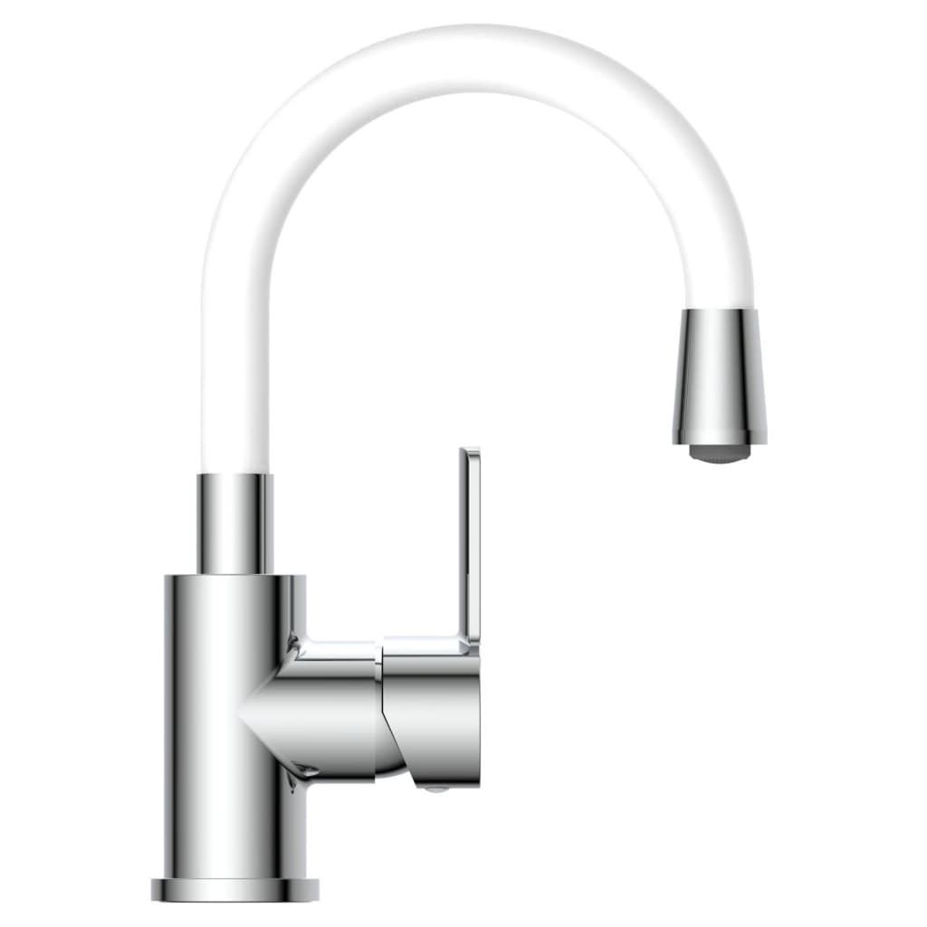 EISL mitigeur lavabo FLEXO chrome-blanc