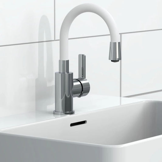 EISL mitigeur lavabo FLEXO chrome-blanc