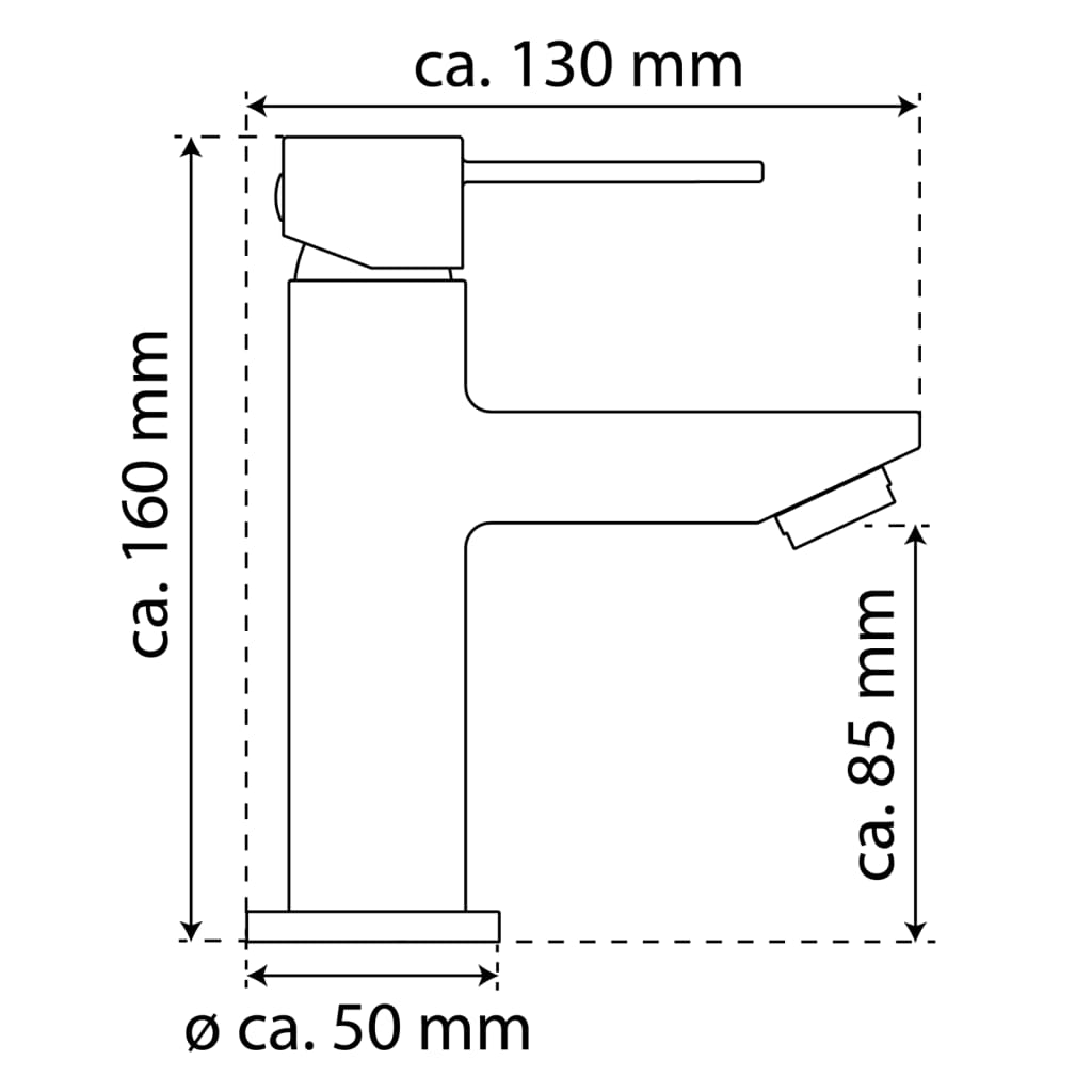 EISL mitigeur lavabo CALVINO noir mat