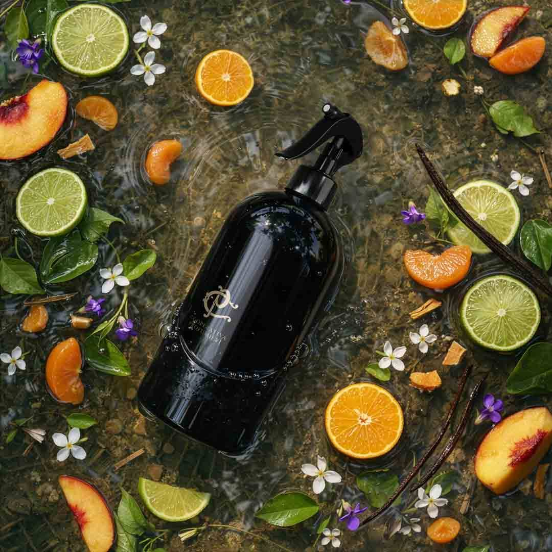 Fruity Delight Raumduft-Spray mit Duftmotiv zu Bergamotte, Jasmin