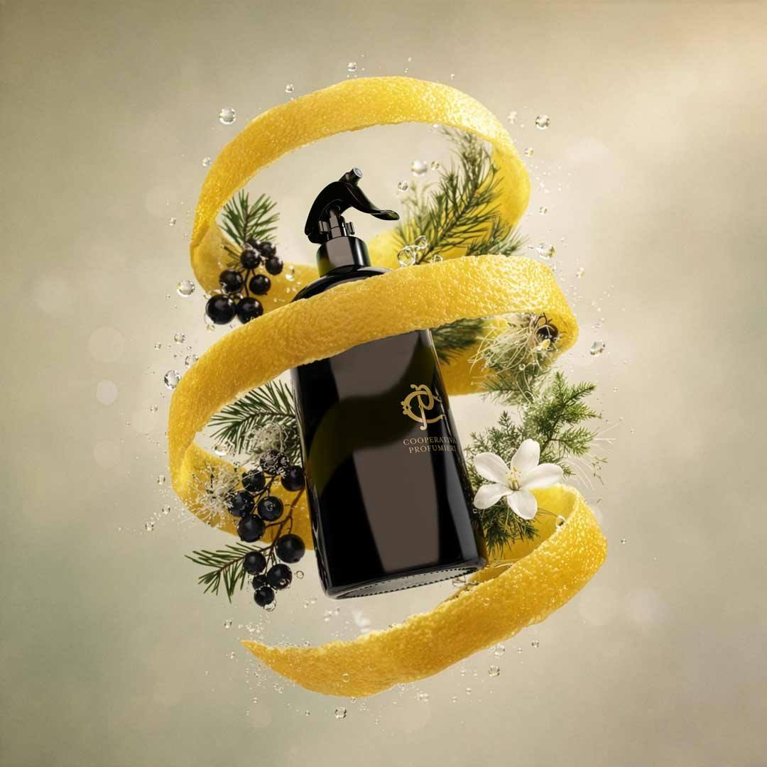 Musk Ritual Raumduft-Spray mit Duftmotiv zu Bergamotte, Jasmin