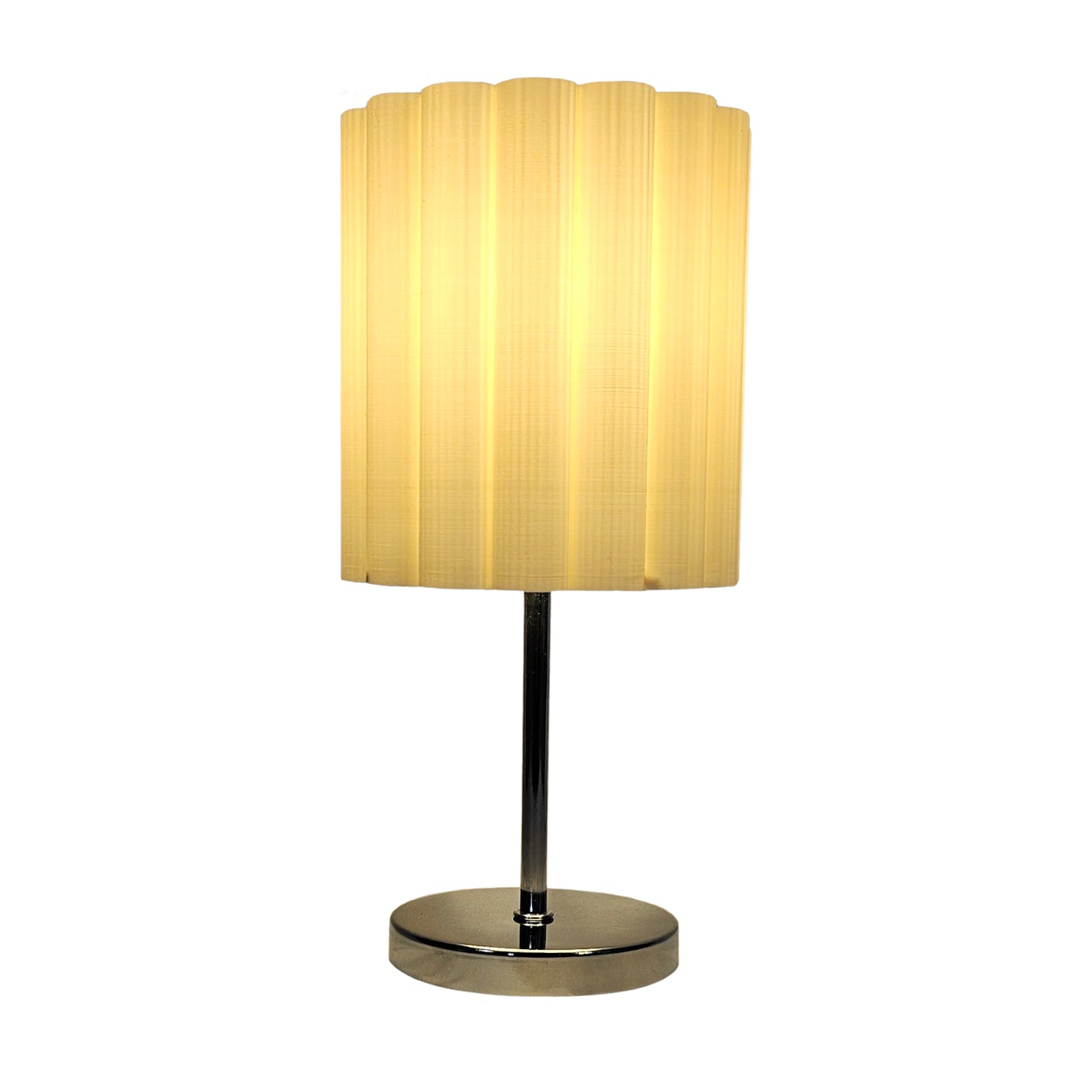 Design Tischlampe RILLE mit 3D-gedrucktem Schirm