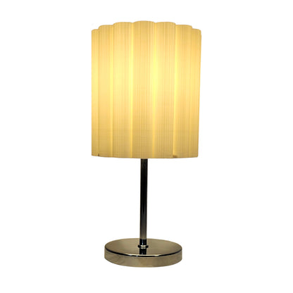 3D-gedruckte Tischlampe – gerippter Lampenschirm