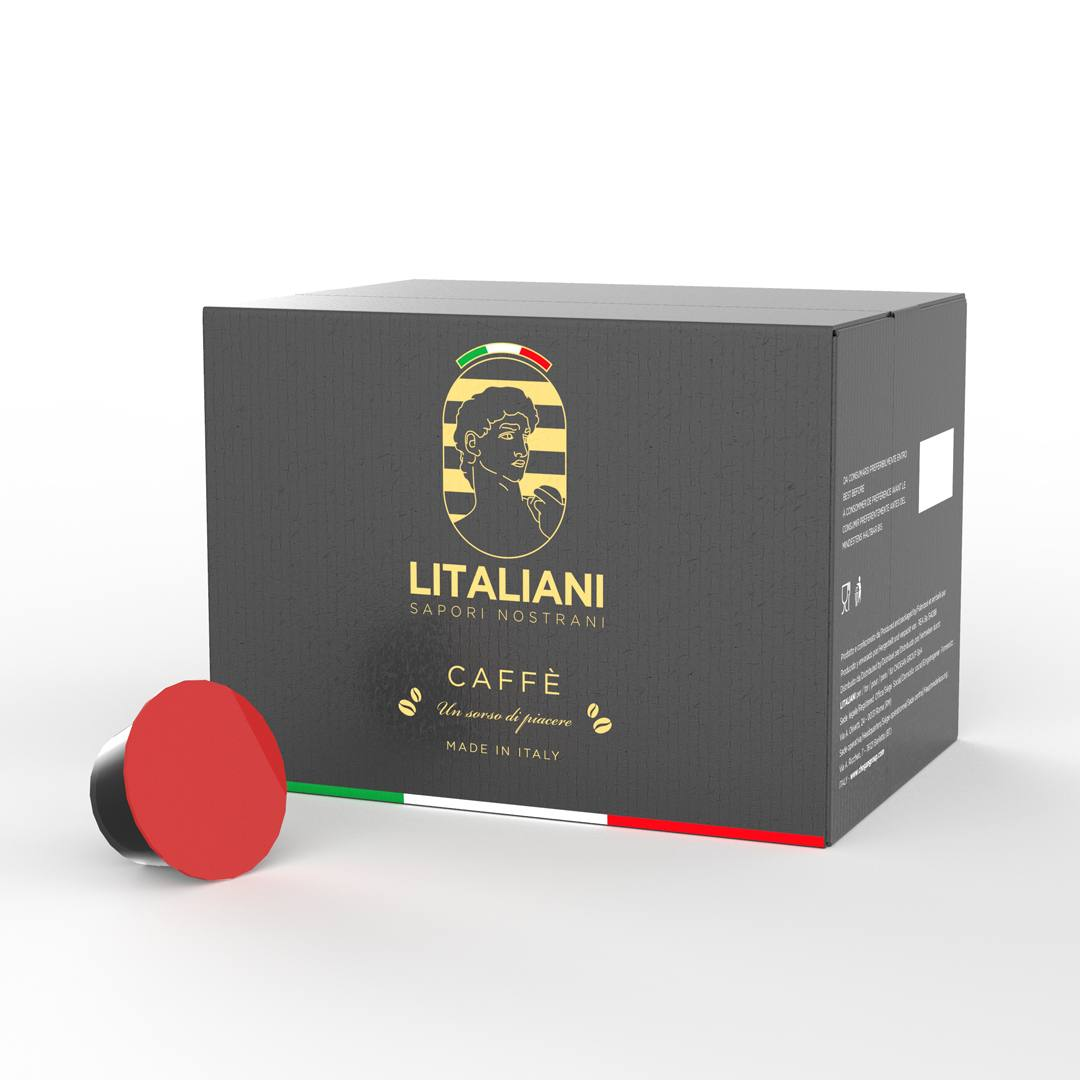 Dolce Gusto® Kompatible Kaffeekapseln – Miscela Rossa (Klassisch), 50 St. – Chogan in der Originalflasche