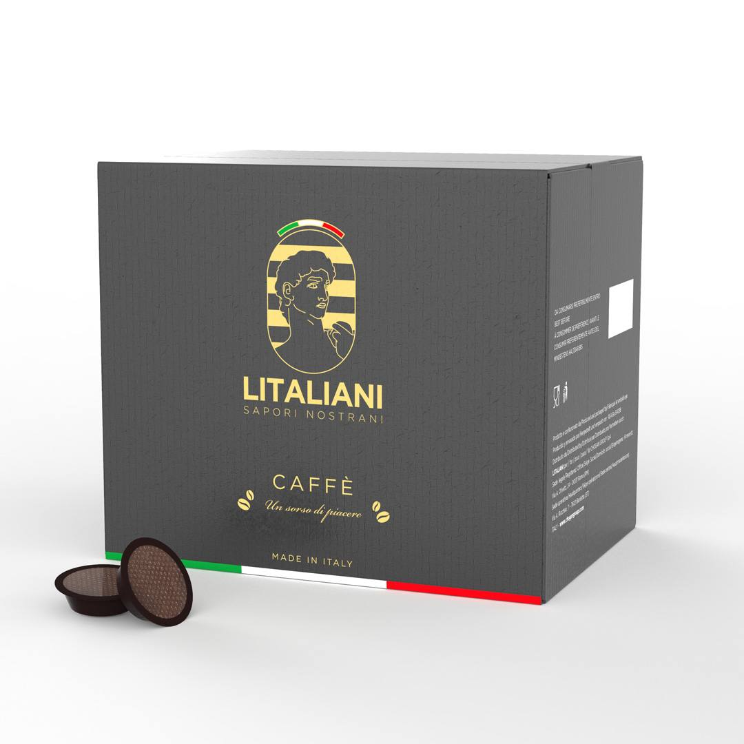 Lavazza A Modo Mio Kompatible Kaffeekapseln – Klassisch, 100 St. – Chogan in der Originalflasche