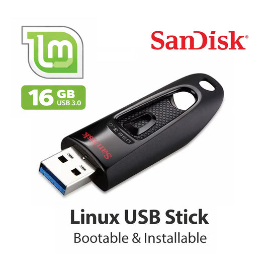 Linux Mint USB Stick 16 GB (USB 3.0) – Bootfähig & Installierbar