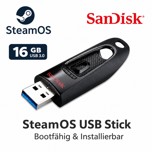 steamos USB Stick 16 GB – bootfähig und installierbar