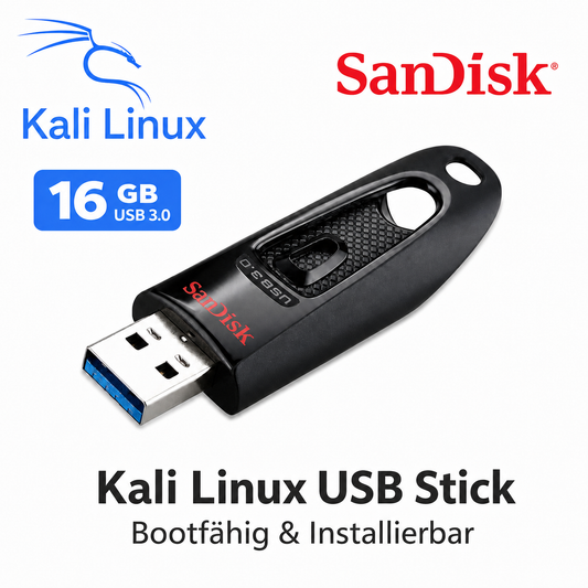 kali linux USB Stick 16 GB – bootfähig und installierbar