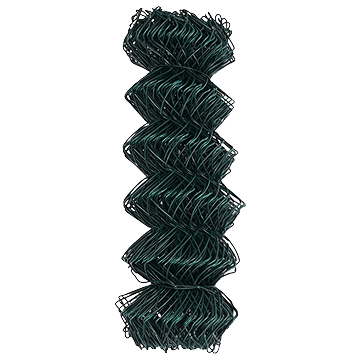 Maschendrahtzaun 25 x 0,4 m Stahl Grün