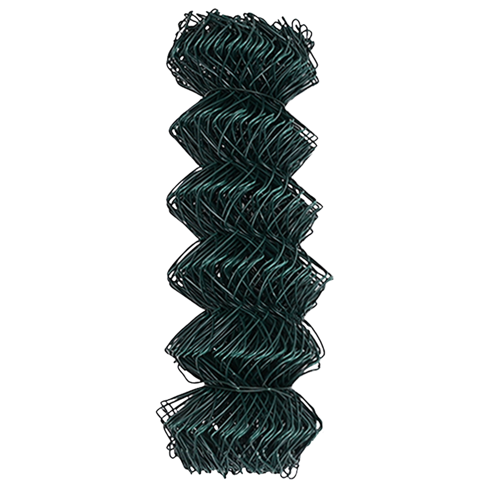 Maschendrahtzaun 25 x 0,4 m Stahl Grün
