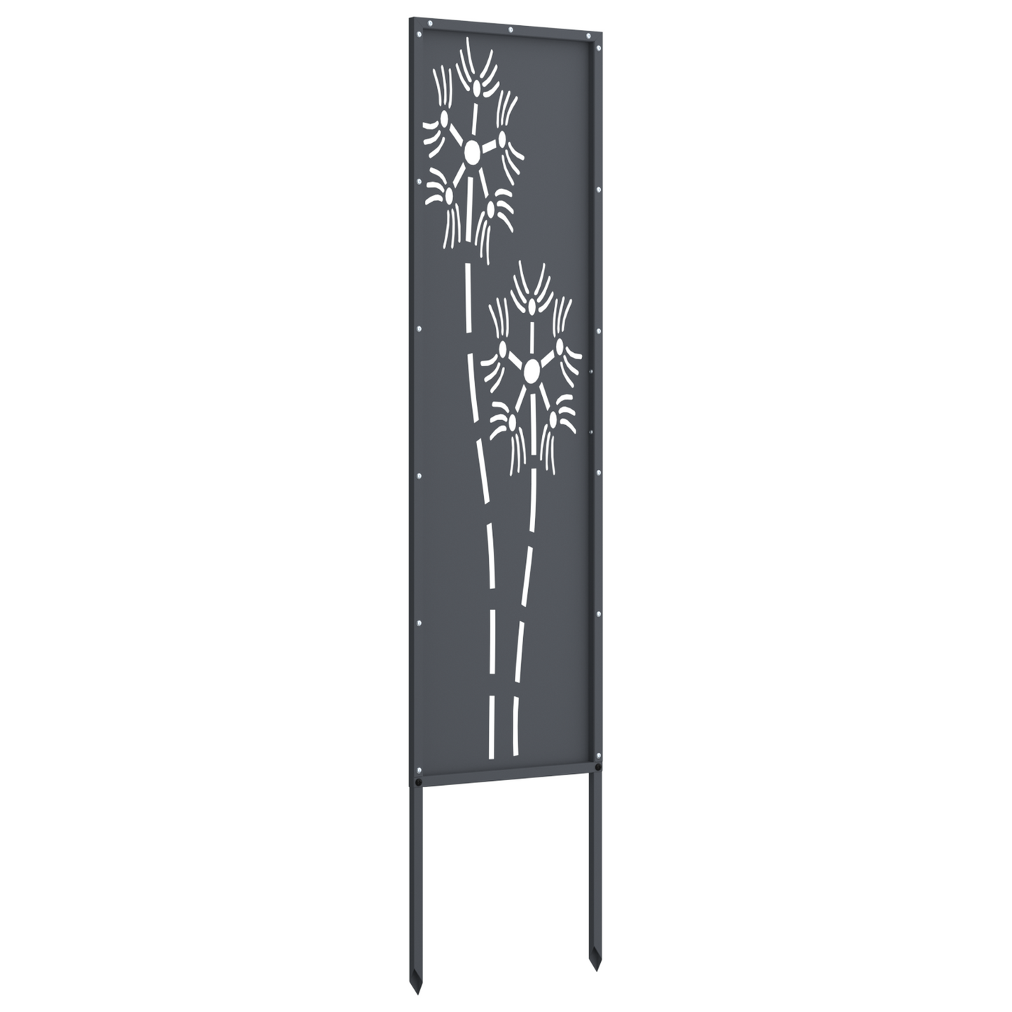 Garten Sichtschutz-Leinwand Anthrazit 32 x 140 cm
