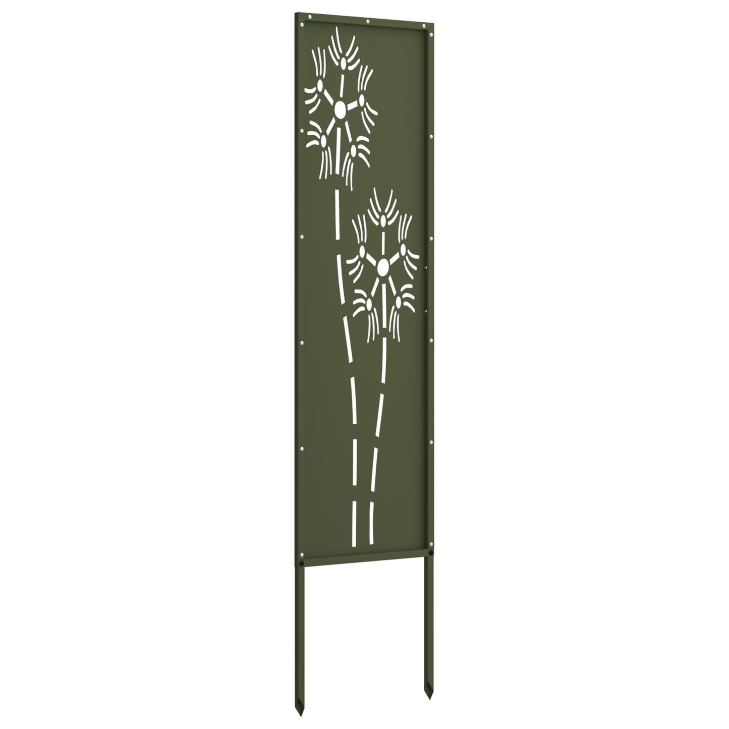 Garten Sichtschutz-Leinwand Olivgrün 32 x 140 cm