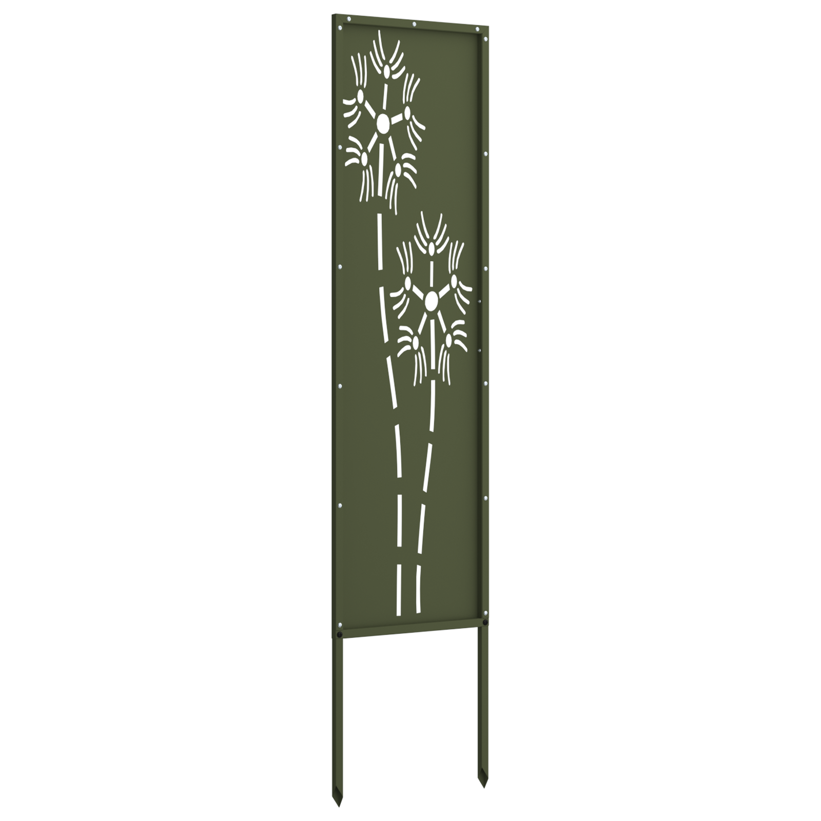 Garten Sichtschutz-Leinwand Olivgrün 32 x 140 cm