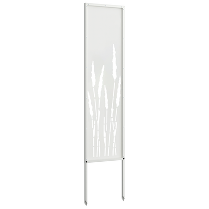 Garten Sichtschutz-Leinwand Weiß 32 x 140 cm