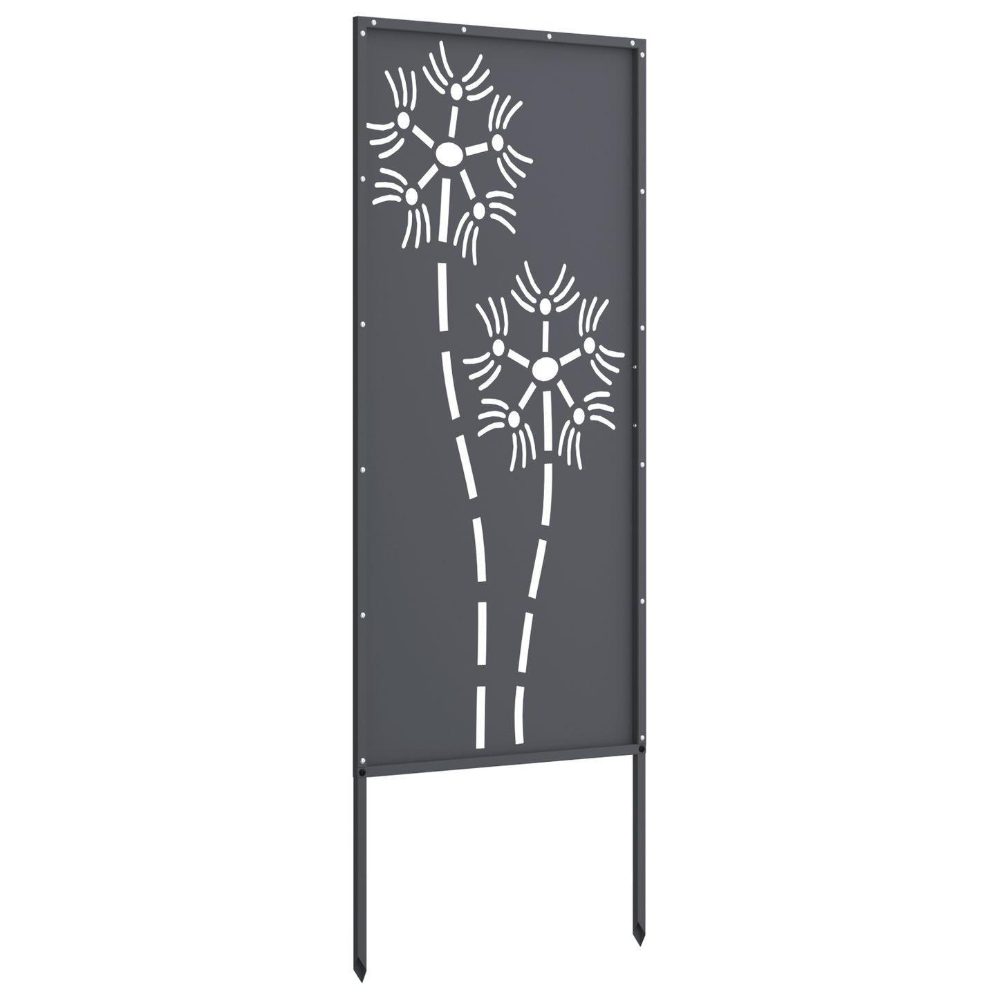 Garten Sichtschutz-Leinwand Anthrazit 50 x 140 cm