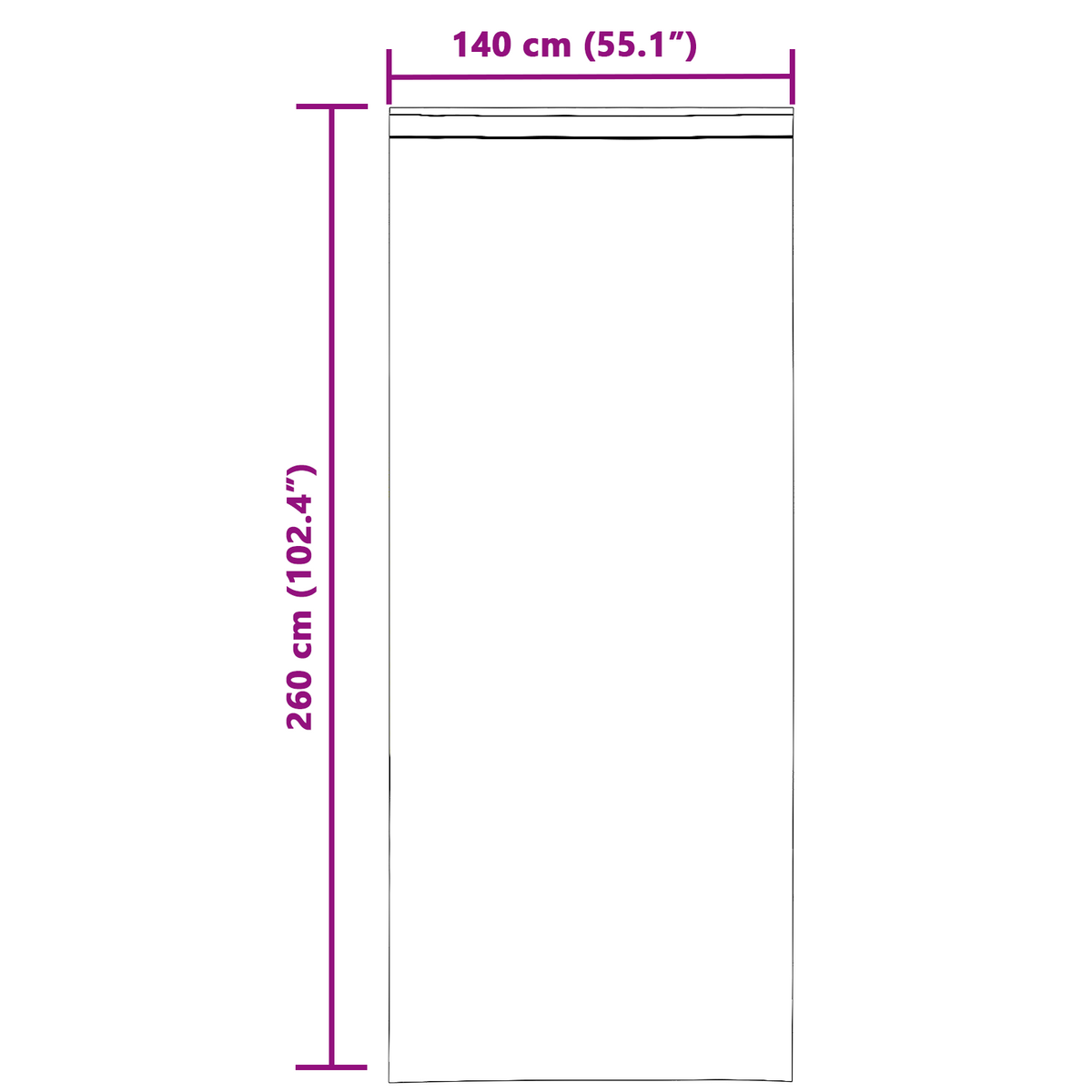 Voile Vorhänge mit Schlaufen 2 Stk. Gelb 140x260 cm