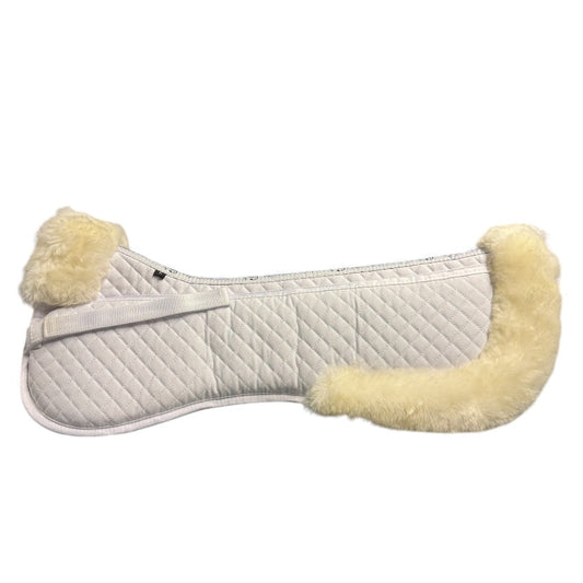 Pferde Sattel Auflage VaJo Memory Fluff weiss Sattelpolster Reitsport extra weich