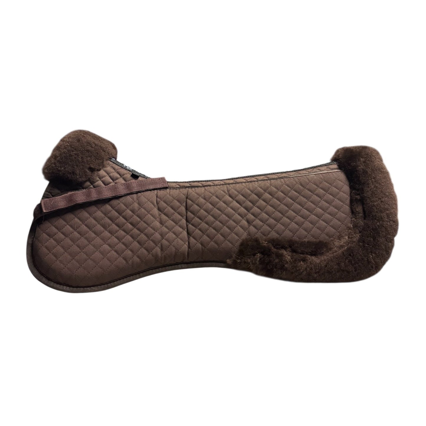 Pferde Sattel Auflage VaJo Memory Fluff braun Sattelpolster Reitsport extra weich