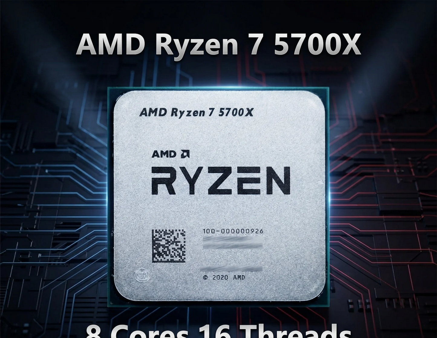 AMD Ryzen 7 5700X Prozessor 8 Kerne / 16 Threads AM4