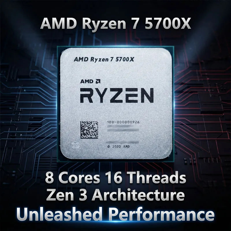 AMD Ryzen 7 5700X Prozessor 8 Kerne / 16 Threads AM4