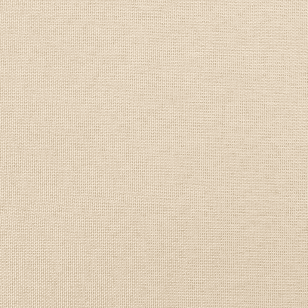 Boxspringbett mit Matratze Creme 90x190 cm Stoff