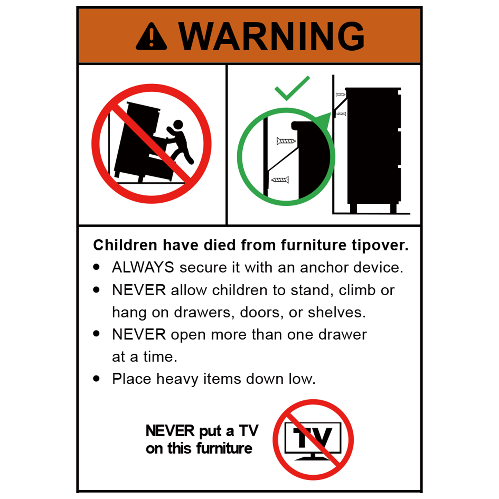 Küchenschrank MEPPEL Braun Eichen-Optik 106 x 55 x 64 cm