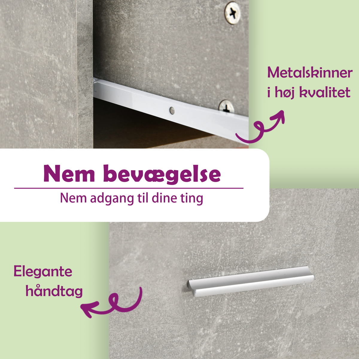 Apothekerschrank Betongrau 20x45,5x60 cm Holzwerkstoff