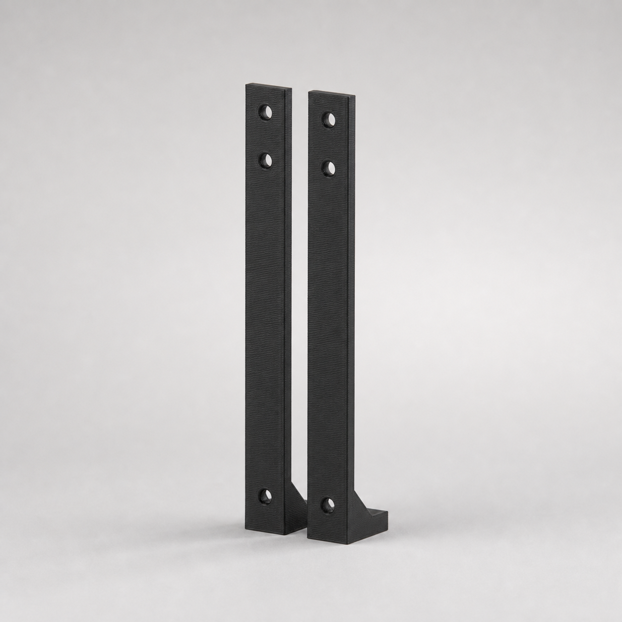 Vorschau eines 2er-Sets 90-Grad-Montageschienen für zwei 120mm Lüfter aus der STL-Datei