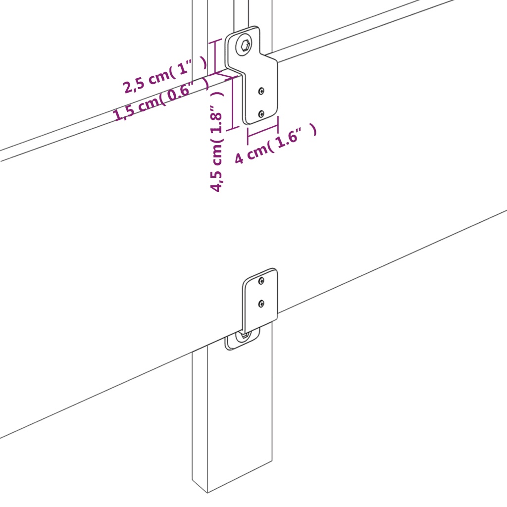 Boxspringbett mit Matratze & LED Dunkelbraun 90x200 cm Stoff