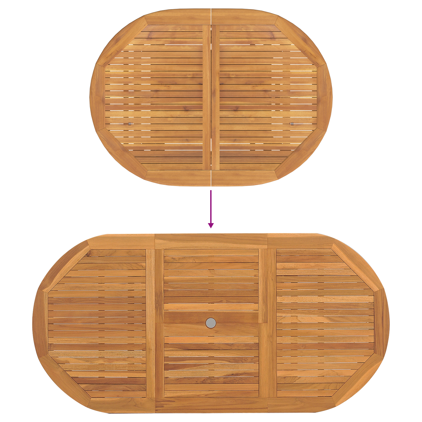 7 Teiliges Garten Essgruppen Set Massivholz Teak