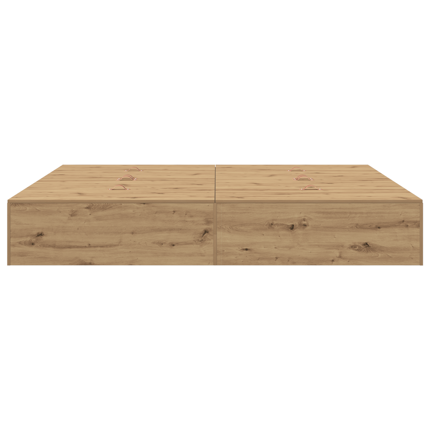 Aufbewahrungsbettgestell Artisan Eiche 200x200 cm