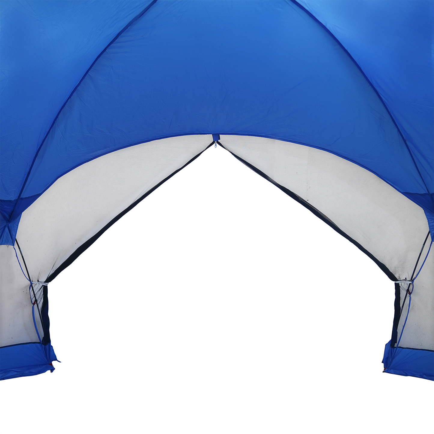 Zelte mit Dach Azurblau 434 x 434 x 230 cm Polyester