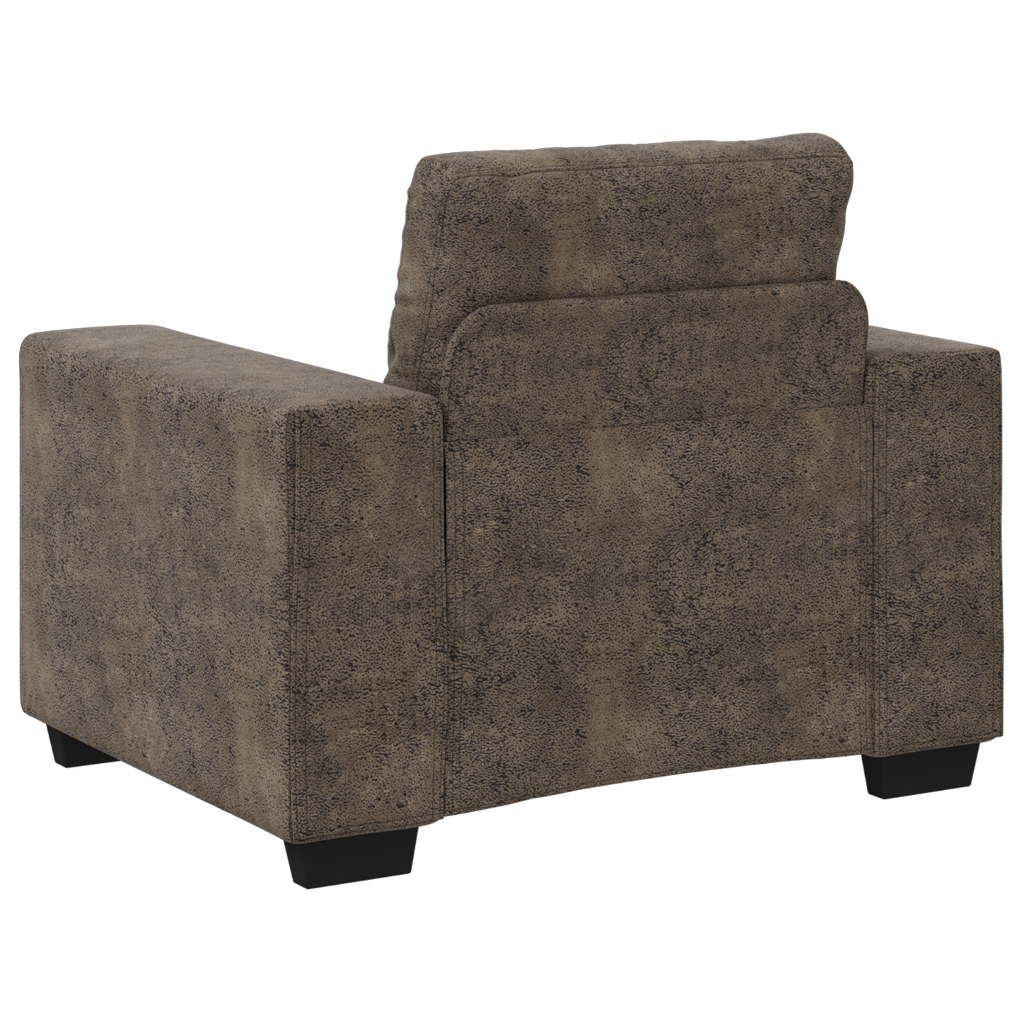 Sofa-Sessel mit Kissen Dunkelgrau Kunstleder