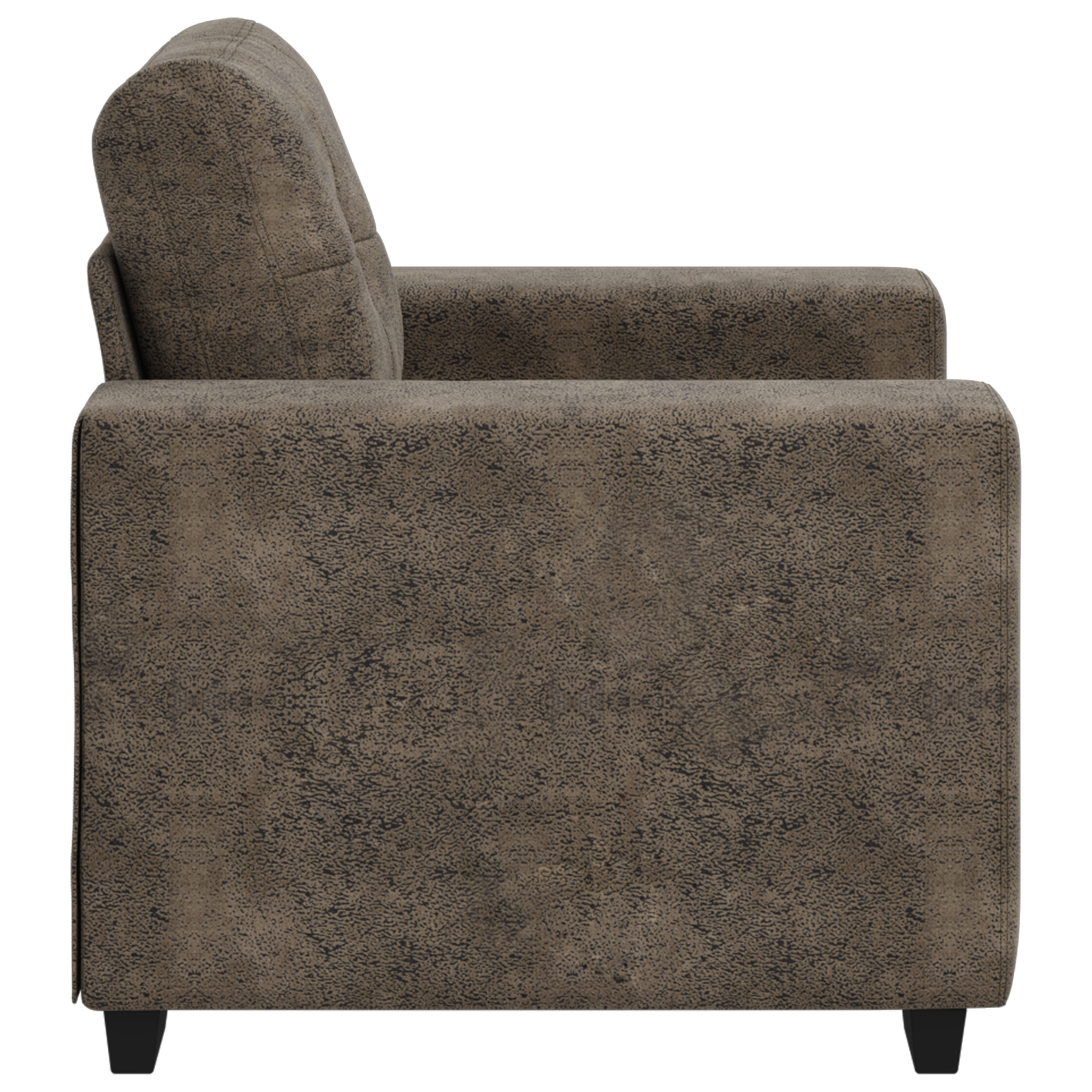 Sofa-Sessel mit Kissen Dunkelgrau Kunstleder