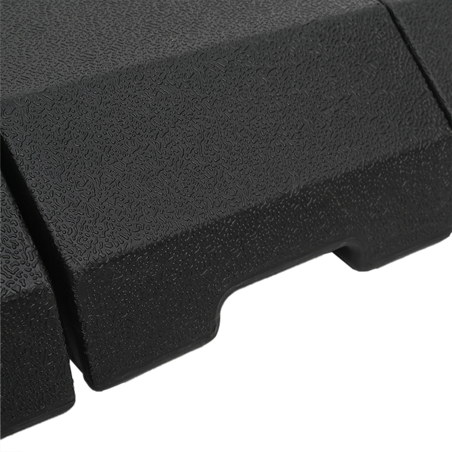 Set mit Ausleger-Sonnenschirmbasis 4 pcs Schwarz