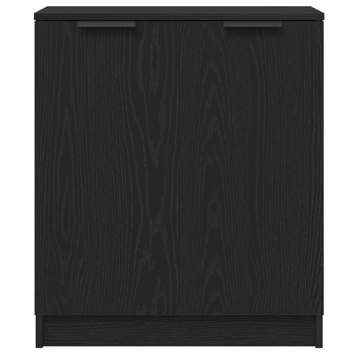 Sideboard Schwarz Eichen-Optik 60 x 30 x 70 cm Holzwerkstoff