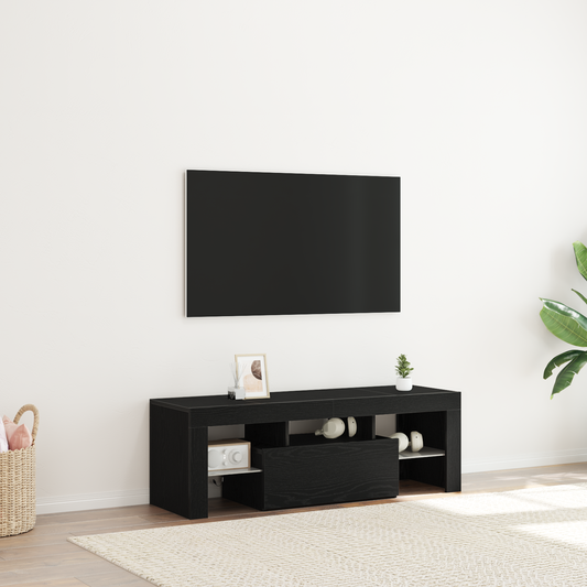 TV-Schränk Schwarz 120 x 35 x 40 cm Holzwerkstoff
