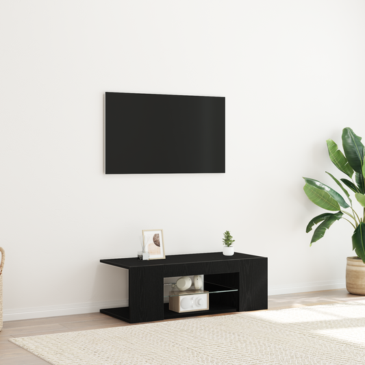 TV-Schränk Schwarz 90 x 39 x 30 cm Holzwerkstoff