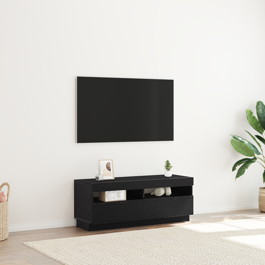 TV-Schränk Schwarz 100 x 35 x 40 cm Holzwerkstoff