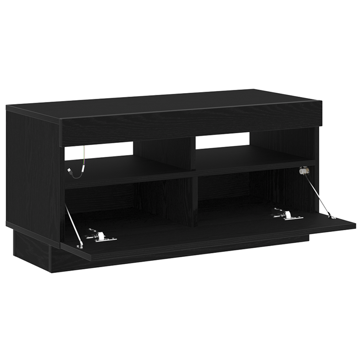 TV-Schränk Schwarz 80 x 35 x 40 cm Holzwerkstoff