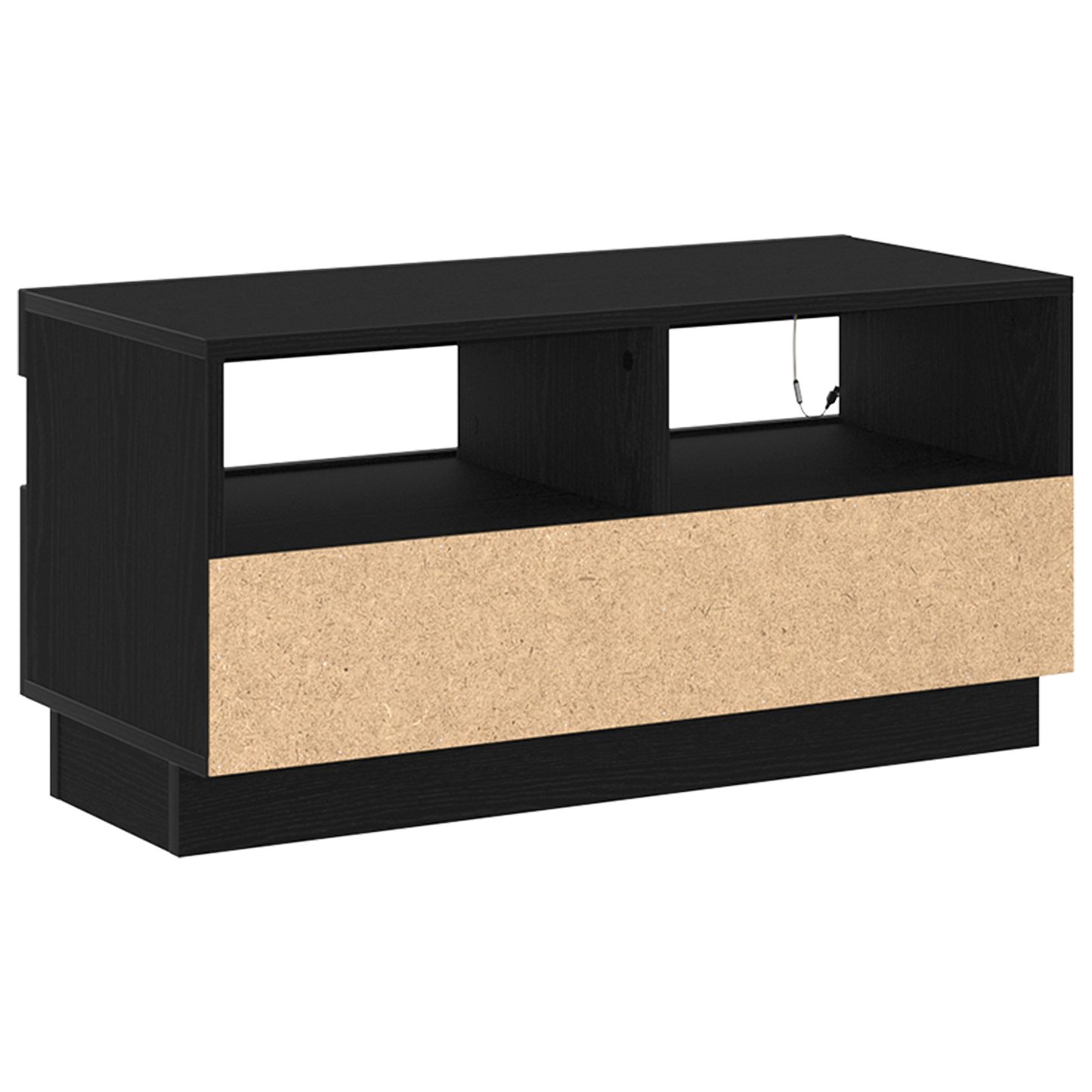 TV-Schränk Schwarz 80 x 35 x 40 cm Holzwerkstoff