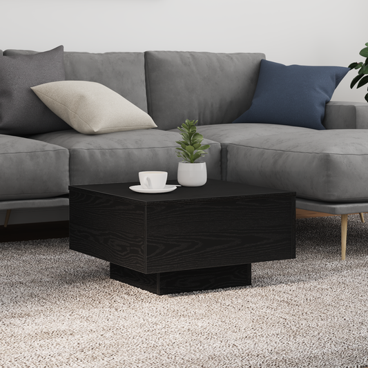 Couchtisch Schwarze Eiche 55 x 55 x 31 cm Holzwerkstoff