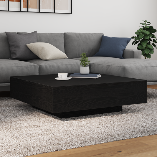 Couchtisch Schwarze Eiche 100 x 100 x 31 cm Holzwerkstoff