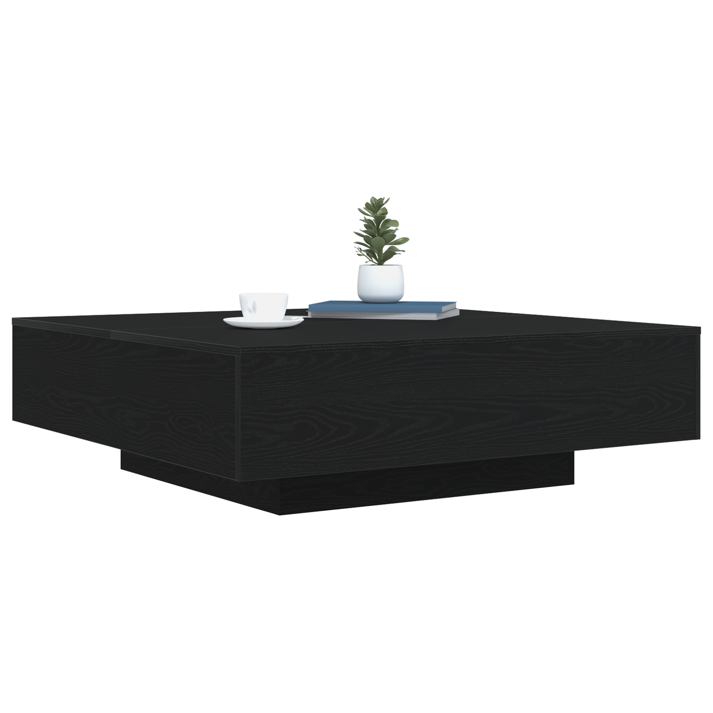 Couchtisch Schwarze Eiche 100 x 100 x 31 cm Holzwerkstoff